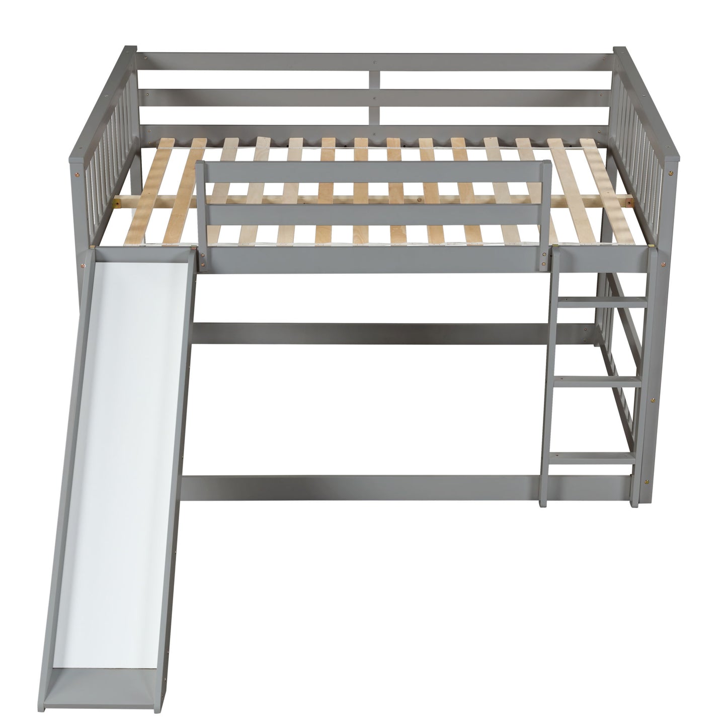 1 Full over Full bunk bed with Slide